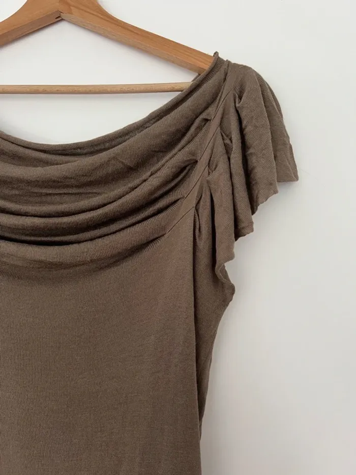Robe longue drapée femme Esprit - photo numéro 3