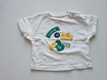 T-shirt manches courtes Tape à l’oeil 3 mois
