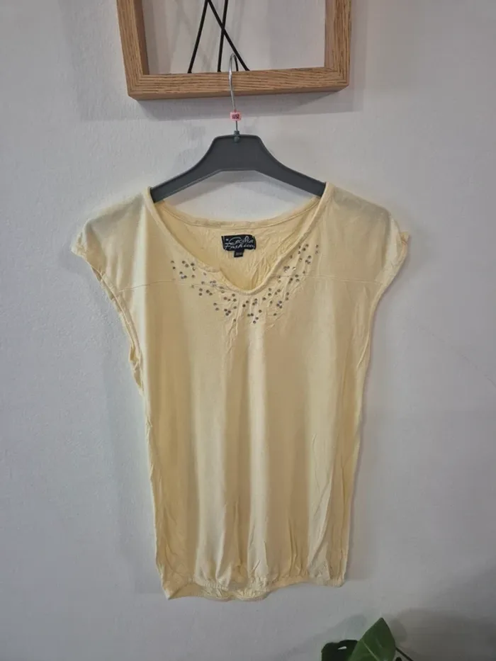 Tee shirt jaune