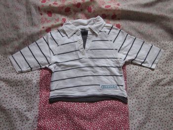 T-Shirt manches longues écru 6 mois