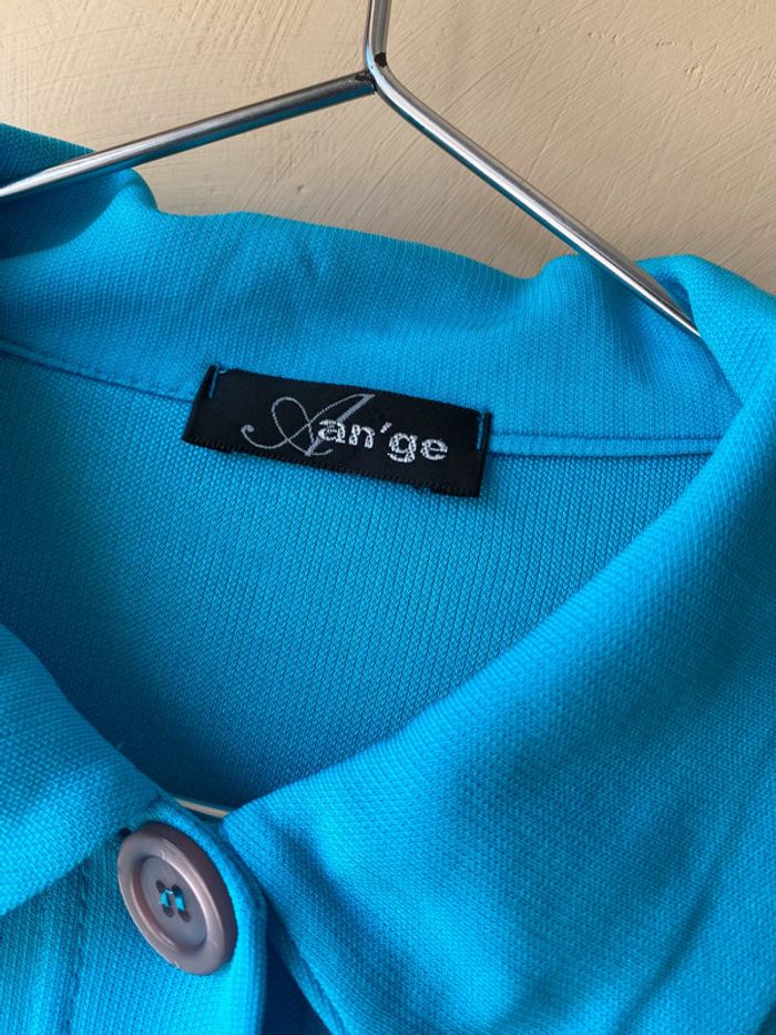 Veste turquoise vintage An’ge TU - photo numéro 8
