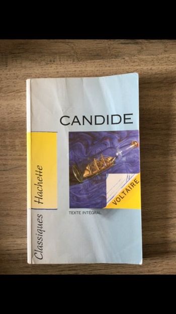 Livre Candide de Voltaire