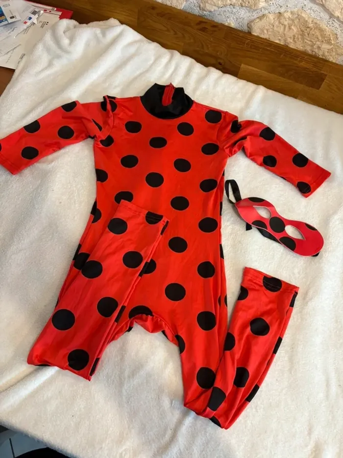 Déguisement Miraculous Ladybug avec masque – Taille 7 ans - photo numéro 2