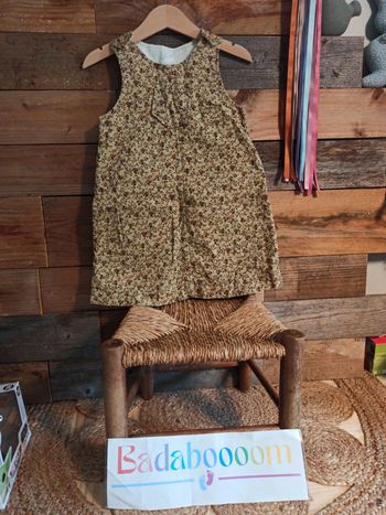 Robe vintage 2 ans Grenadine velours côtelé tbe