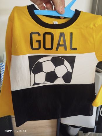 #kytie3ansgarcon. Tee-shirt manches longues taille 3 ans