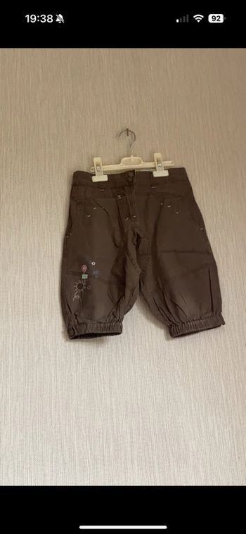 Sarouel marron orchestra 8 ans