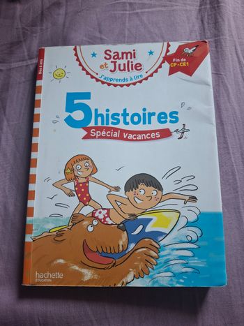 Livre Sami et Julie "5 histoires spécial vacances"