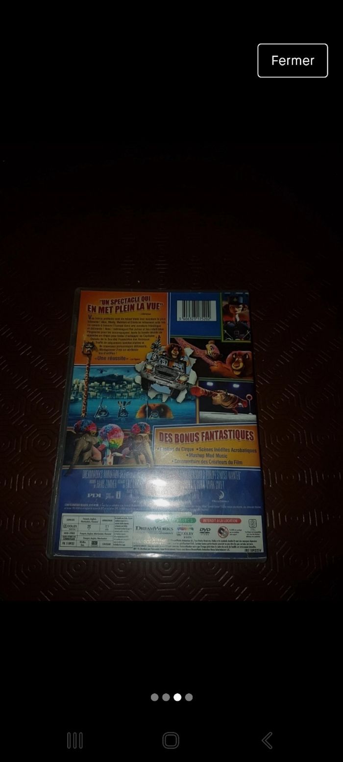 Dvd Madagascar 3 - photo numéro 3
