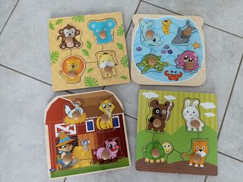 Puzzles en bois bébé