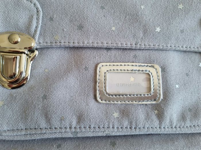 Cartable gris avec étoiles Maison du Monde neuf - photo numéro 2