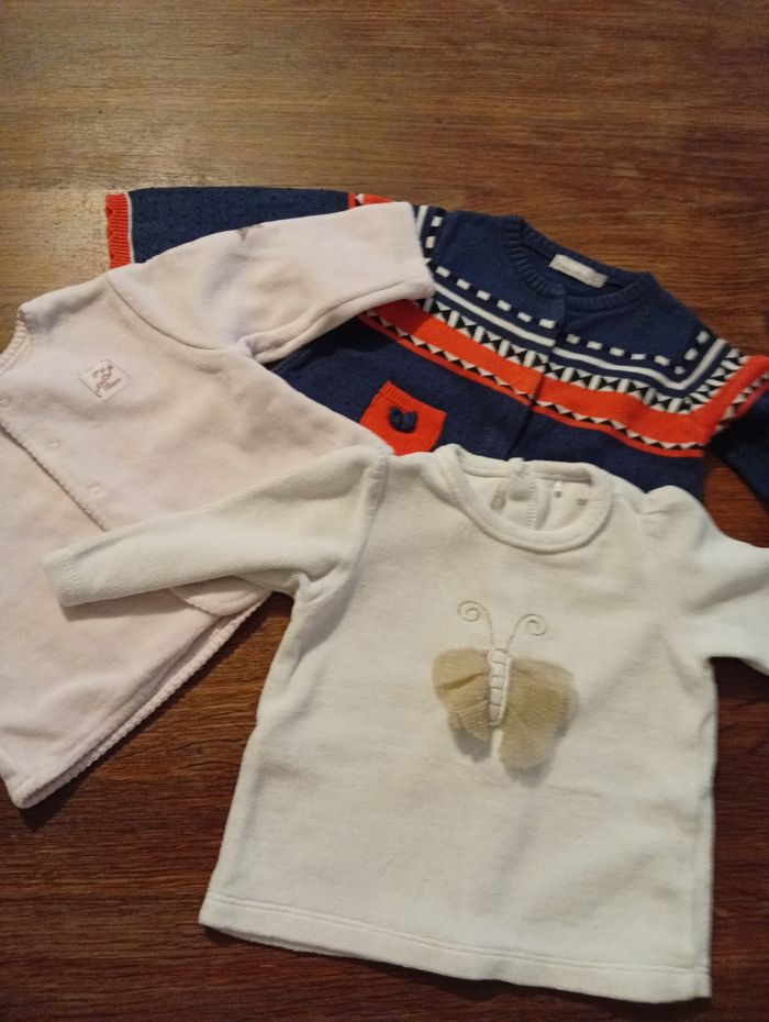 Lot de 3 haut taille 6 mois