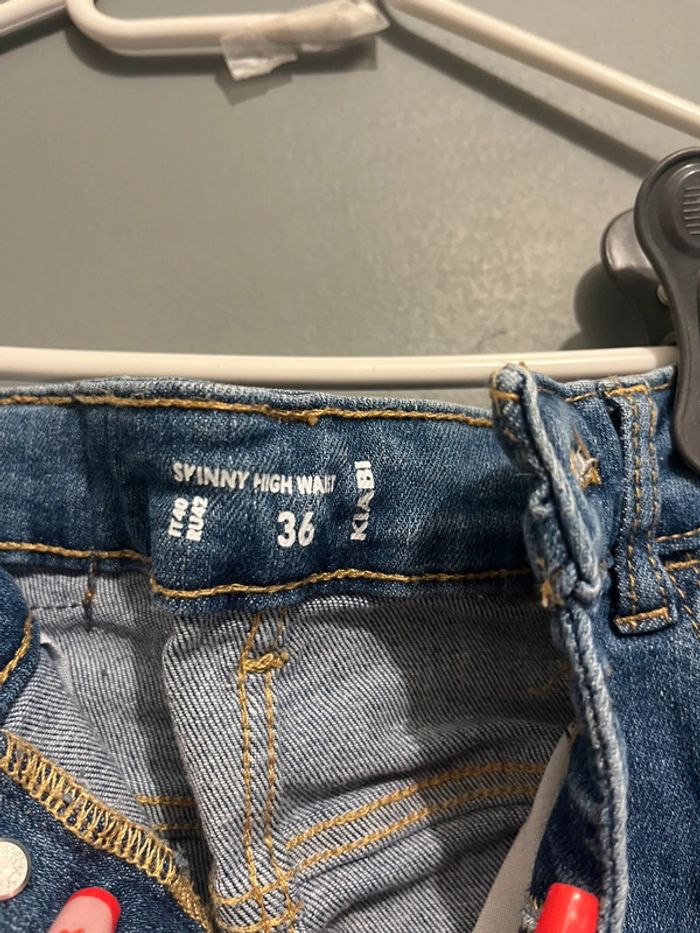 Jean slim taille haute - photo numéro 2