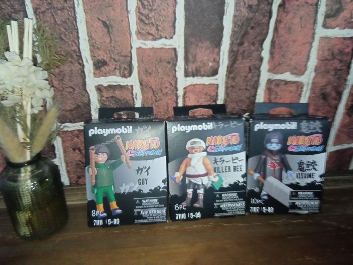 Lot de 3 playmobil Naruto