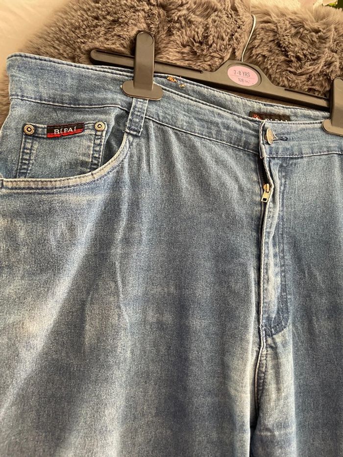 jeans droit Bipai bleu clair taille M - photo numéro 2