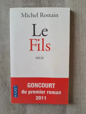 Livre Roman Le fils michel rostain