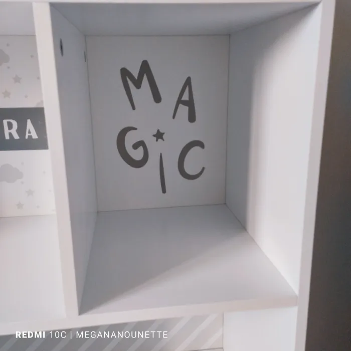 📚 Bibliothèque Maison Grise – Atmosphera – Très Bon État – Idéale Chambre Enfant - photo numéro 5