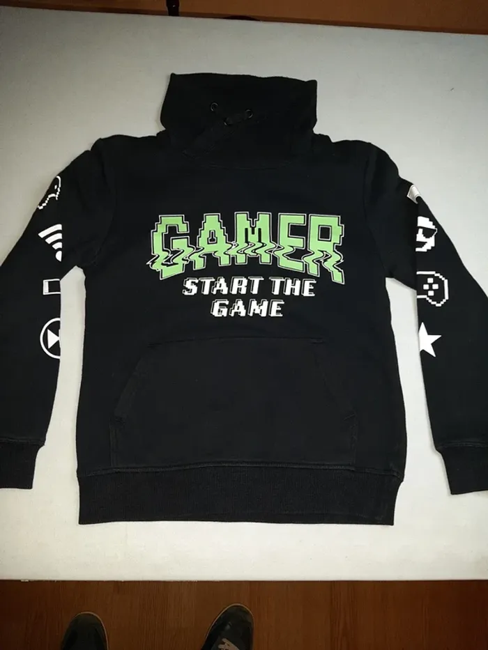 Sweat col montant gamer