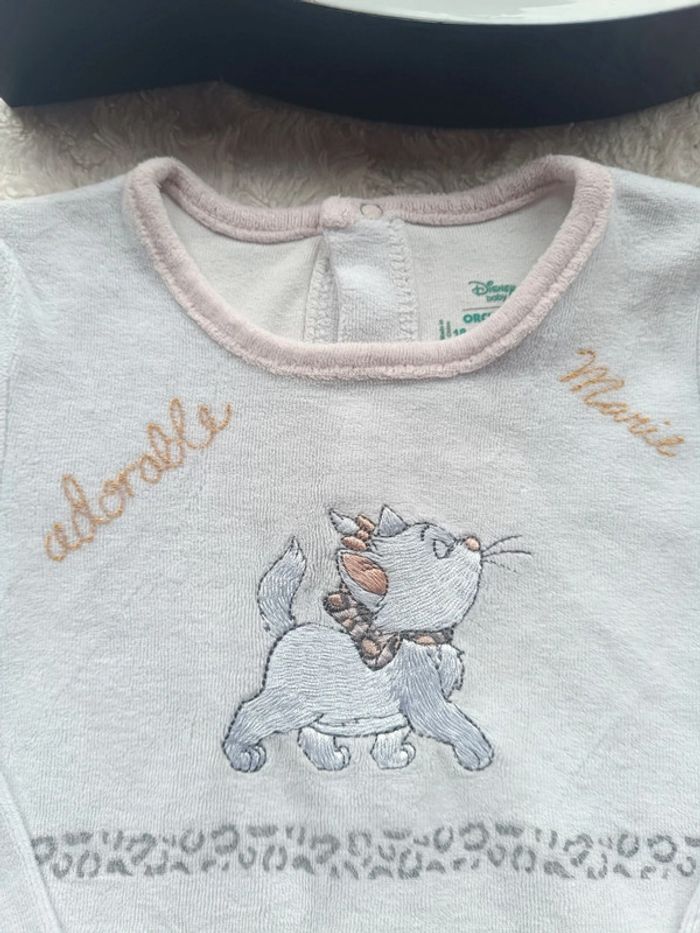 Pyjama grenouillère velours Fille 18 mois Marie Aristochats Disney Baby Orchestra - photo numéro 4
