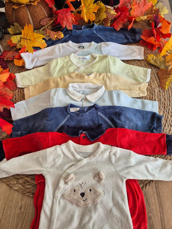 Lot de 8 grenouillères bébé garçon 3 mois - photo numéro 2