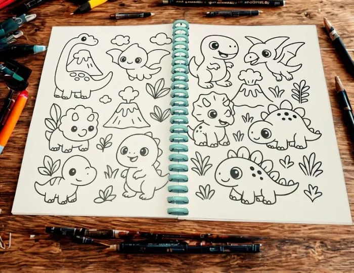 Cahier de coloriage Kawaii, activé enfant - photo numéro 4