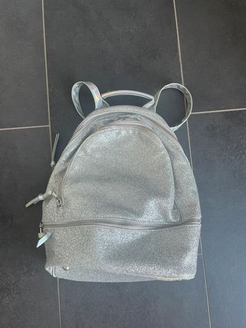 Sac à dos Glitzer argenté