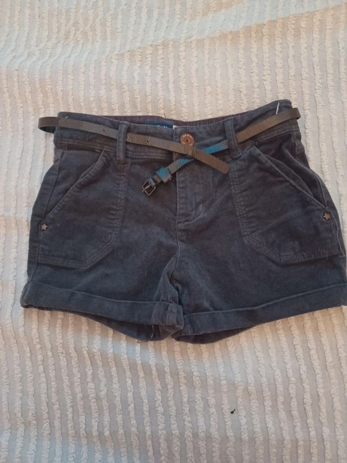 Petit short enfant en velours OKAÏDI