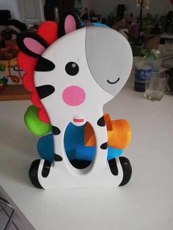 Zèbre cubes fisher price