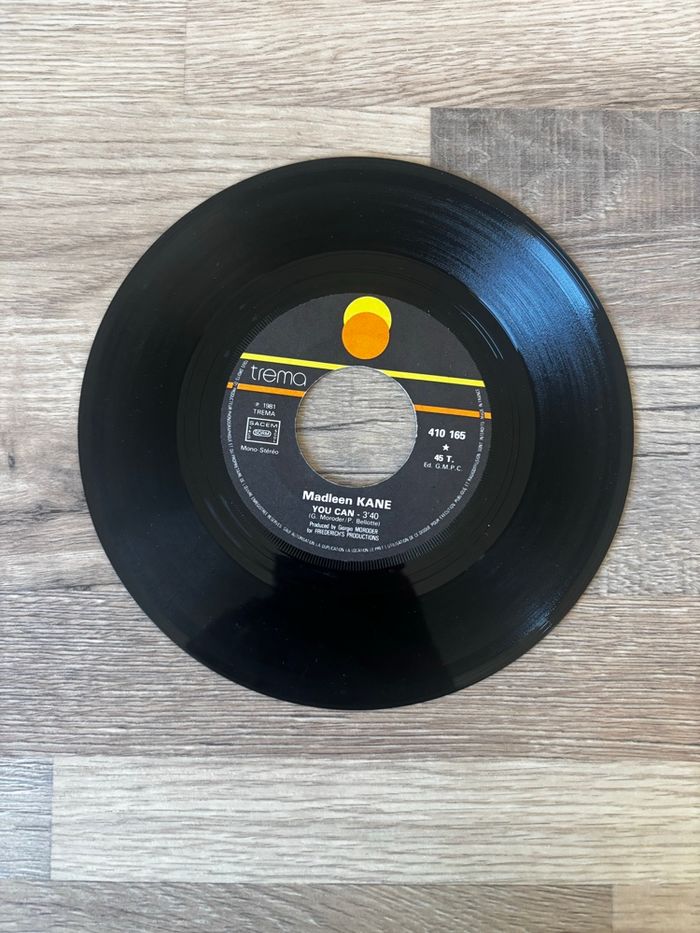 Vinyle 45 tours Madleen Kane You Can - photo numéro 3