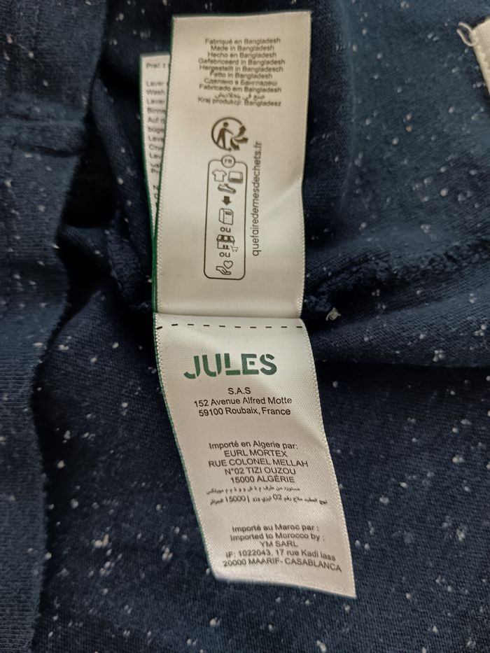 Tee-shirt slim homme taille M marque Jules en excellent état - photo numéro 6