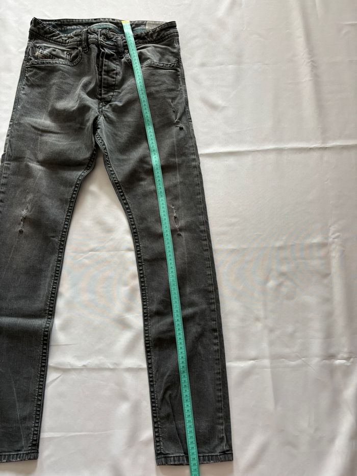 Jean gris à trous L.32 - Diesel - L/40-W.30 - photo numéro 7