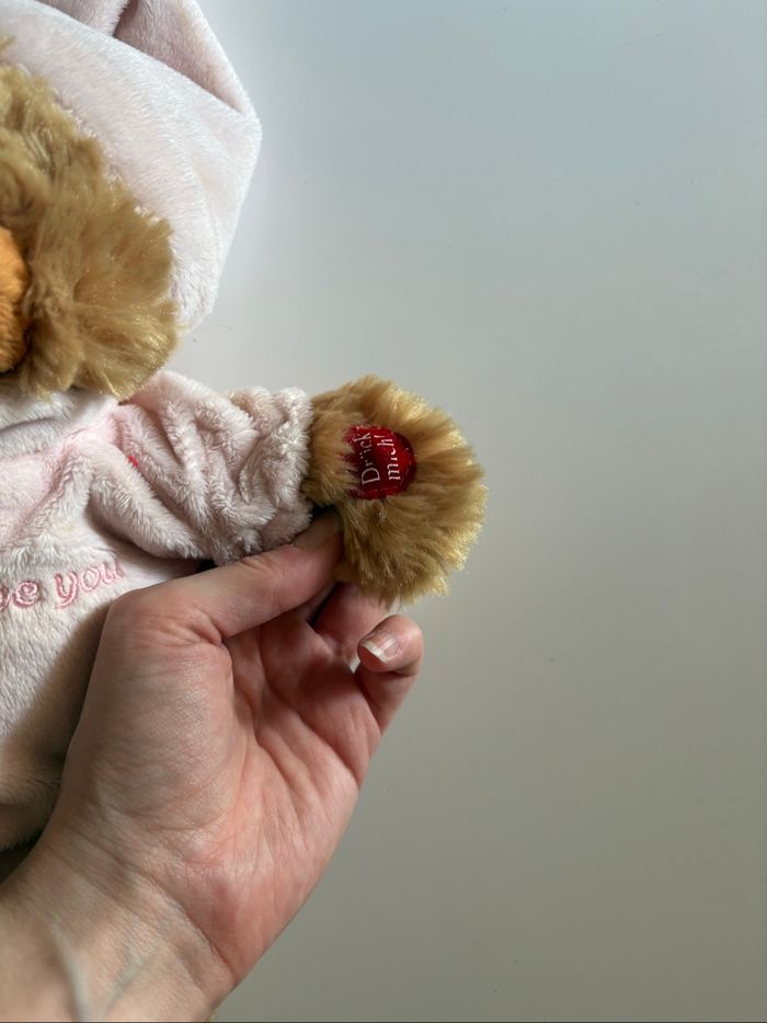 Peluche ours rose avec bruits de ronflement - photo numéro 2