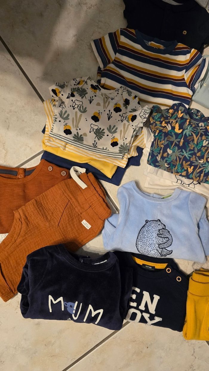 NEUFS !!! C est cadeau 🥰🤩👌sublime gros  lot  1 MOIS  garçon (Primptemps ete)💙🤩😍👍👌 - photo numéro 4