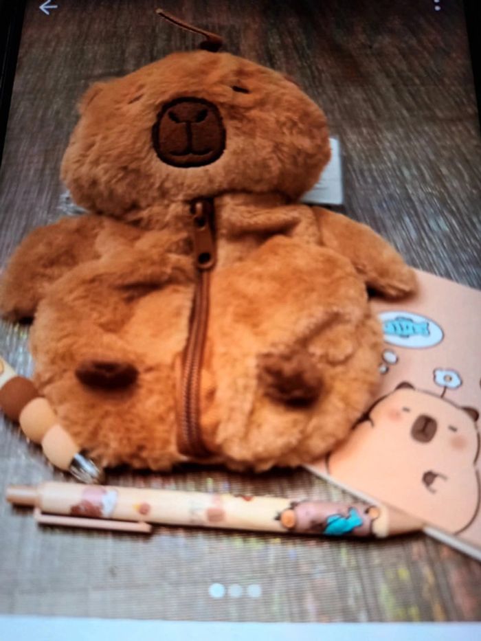 Trousse Capybara et ses accessoires