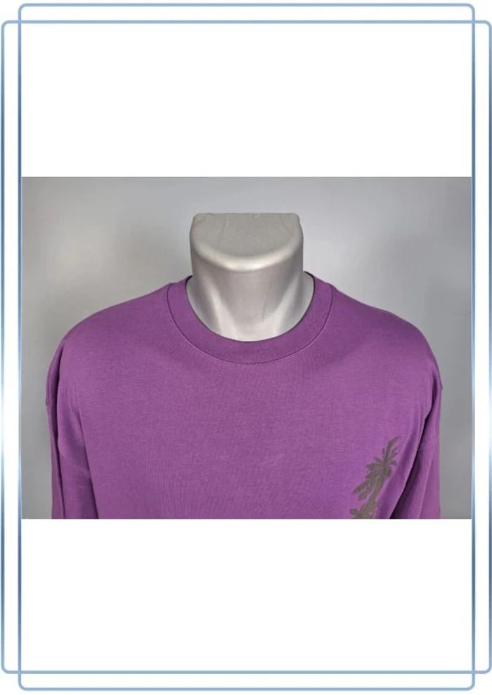 tee shirt imprime plus eighteen / violet homme s / brodé (524) - photo numéro 2