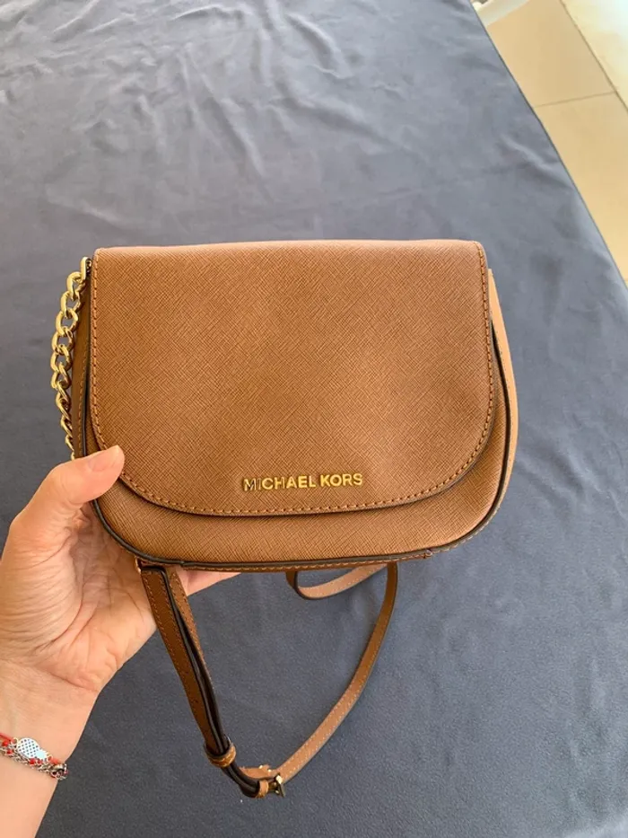 Sac en bandoulière Michael Kors marron - photo numéro 11