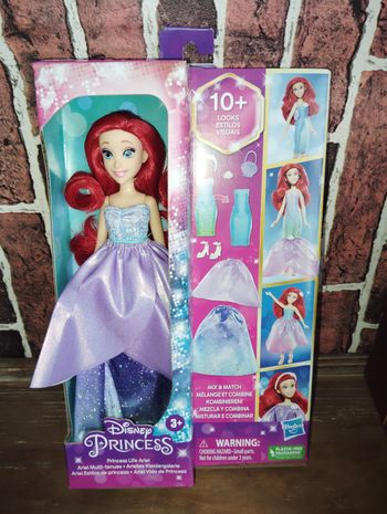 Coffret poupée Ariel avec tenues Disney 