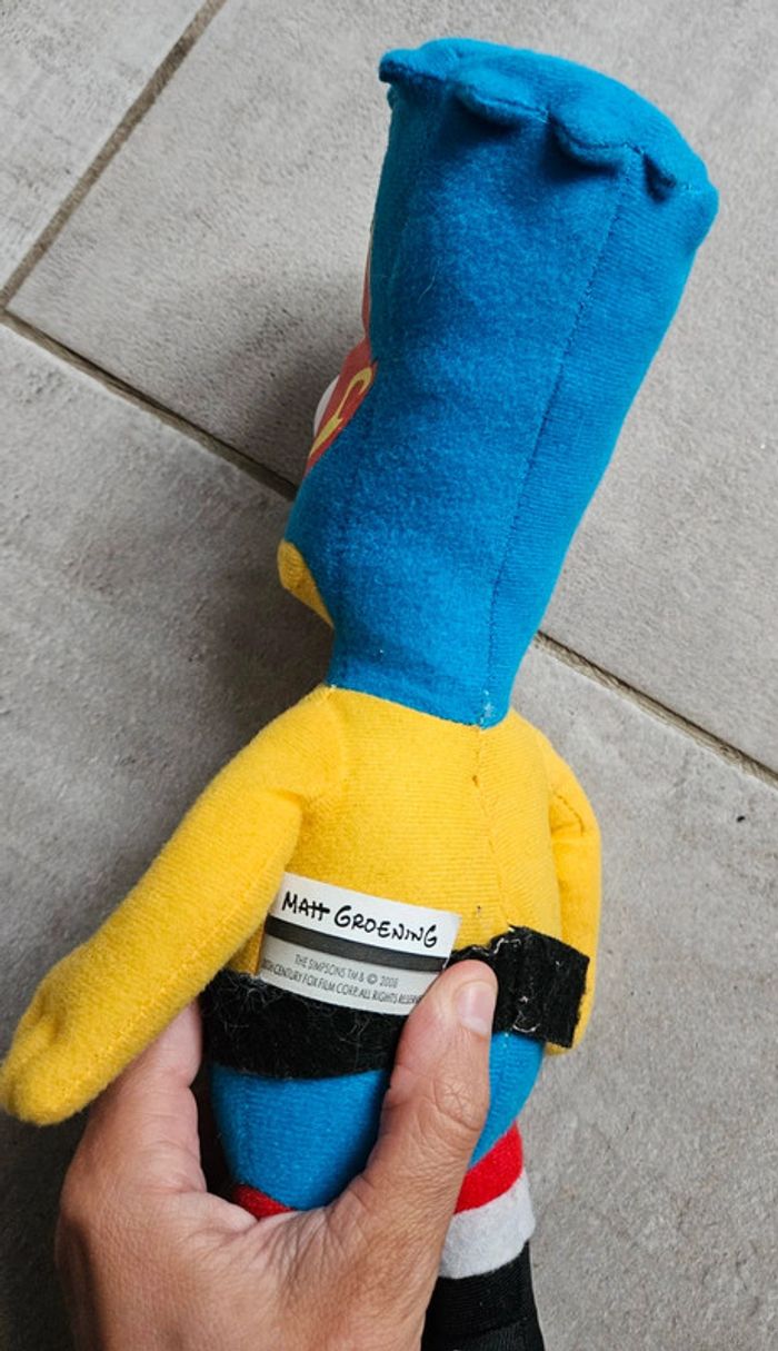 Peluche Bart Simpson catcheur - photo numéro 2
