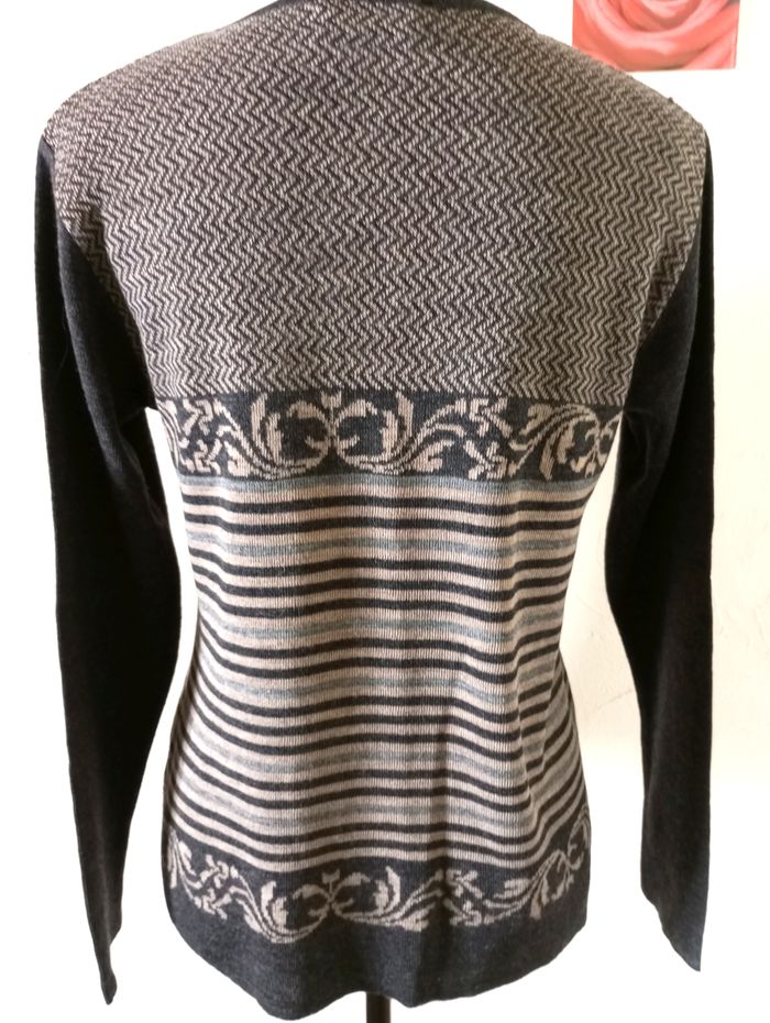 🌸Pull col rond, taille 38-40, Afibel - photo numéro 3