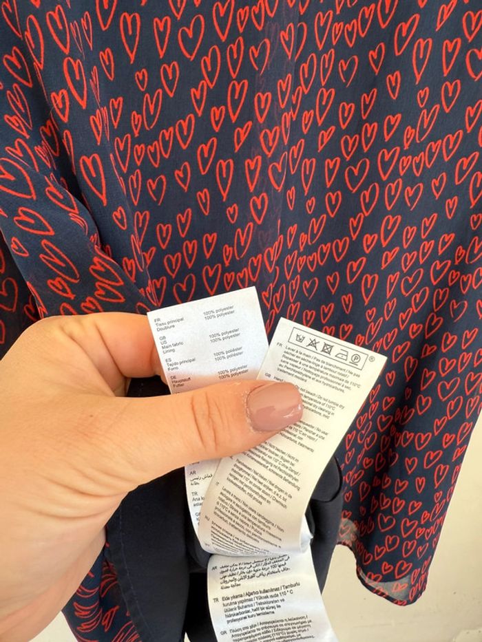 Blouse Claudie Pierlot cœur - photo numéro 5