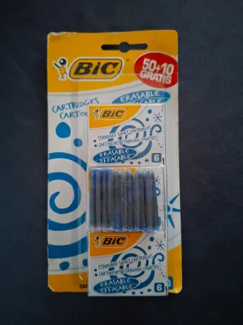 Lot papeterie – recharges Waterman & Parker + stylos plume – écriture / école