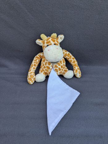 Peluche mouchoir Girafe Baby Nat