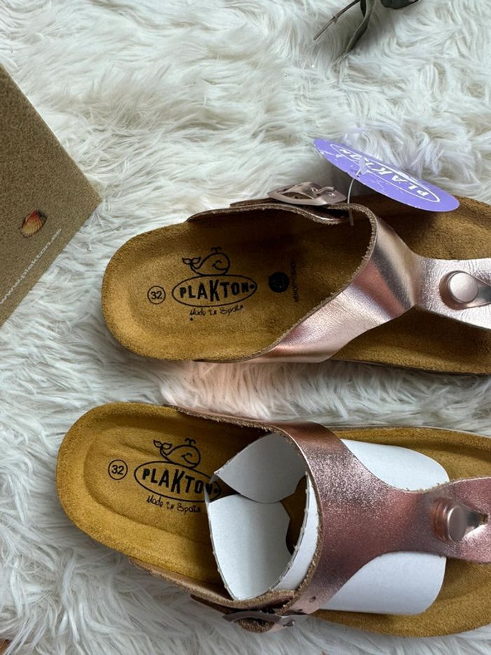 Paire de tong rose Plakton taille 32 - photo numéro 5