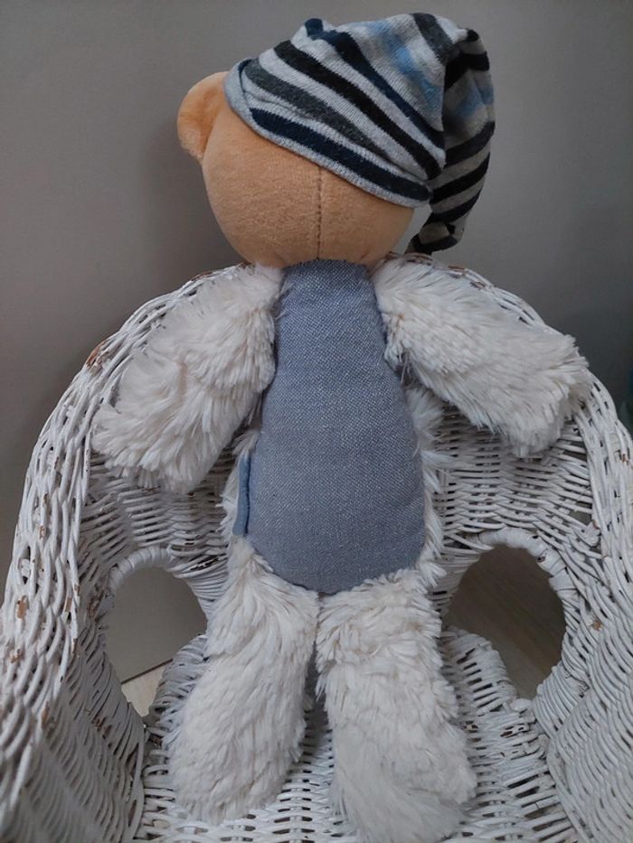#16- Kaloo - peluche doudou ourson pantin - photo numéro 3