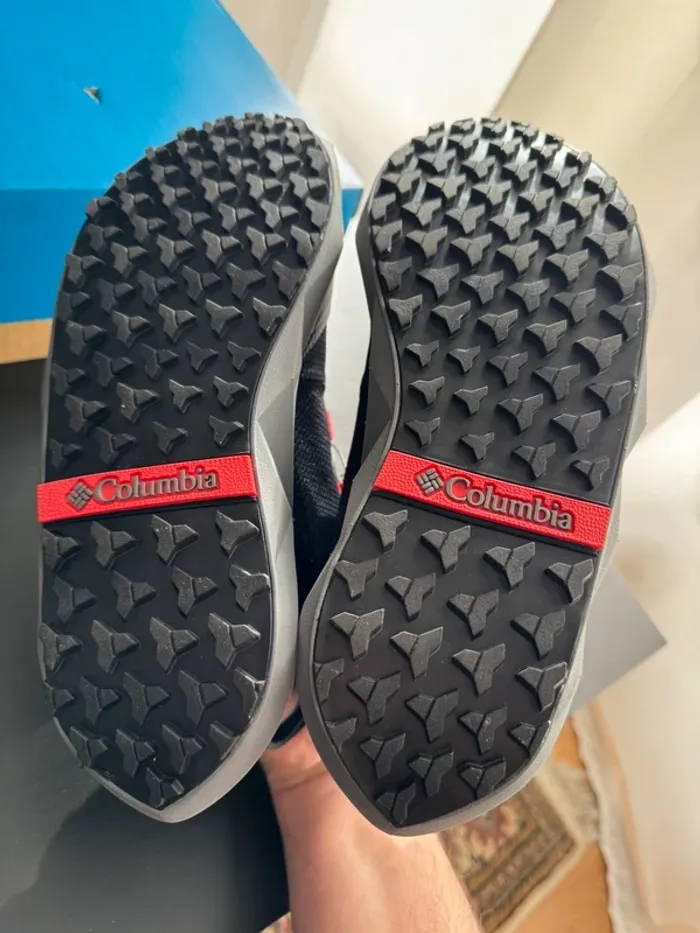 Baskets Columbia Centennial Trail Outdry taille 39 noir rouge corail - photo numéro 6