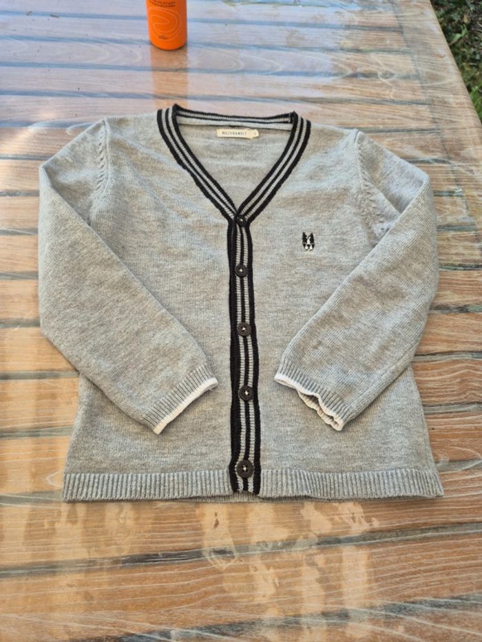 Billybandit gilet gris taille 5 ans