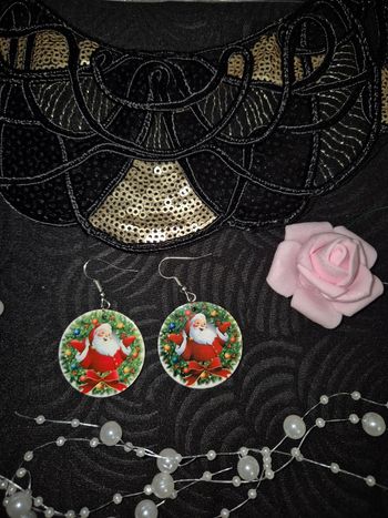 Boucle d'oreille Noël