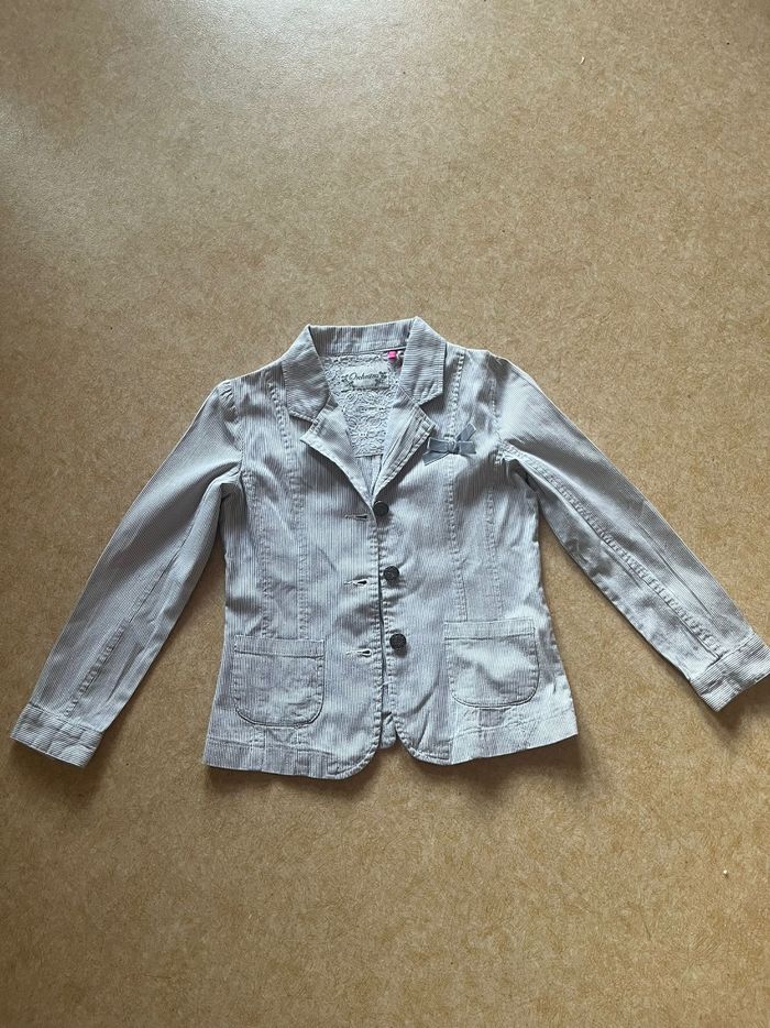 Veste rayures  paillettées orchestra 10 ans - photo numéro 5