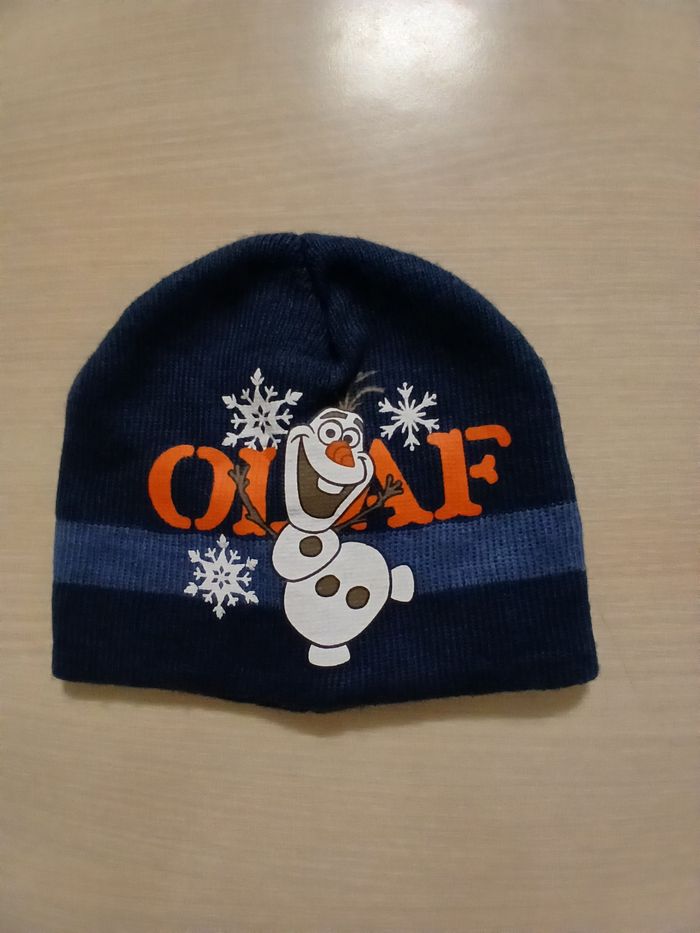 Bonnet fille olaf matiere acrylique tour de tete 52 marque disney - photo numéro 3
