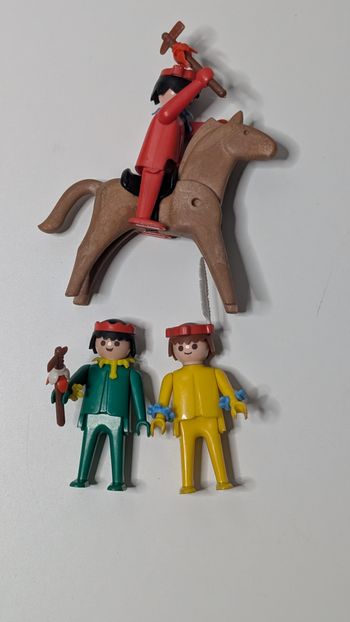 [Playmobil] Lot de 3 indiens Geobra 1974