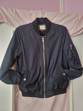 Veste bomber bleu marine – Taille L